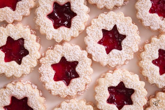 Spitzbuben Linzer Plätzchen Hildabrötchen Rezept