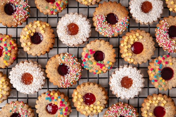 Mohn-Marzipan-Plätzchen Rezept
