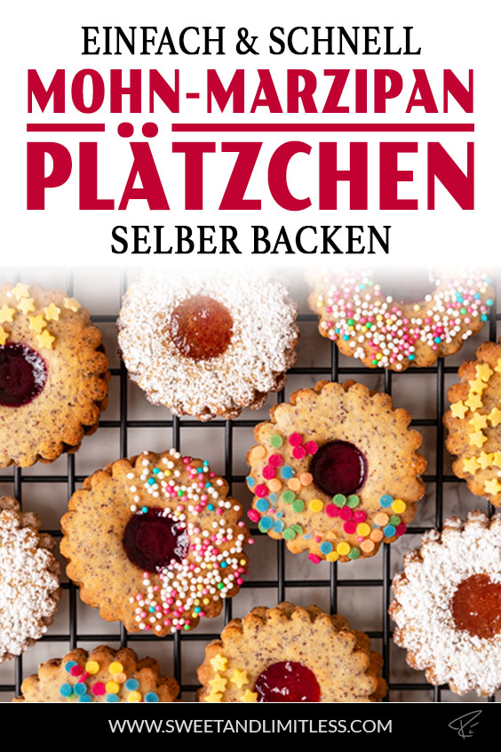 Mohn-Marzipan-Plätzchen Pinterest Cover